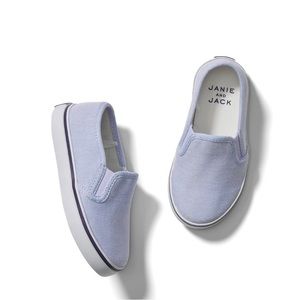 Janie and Jack Oxford Slip On Sneaker - Toddler  Size 6 (5 1/8 inch)